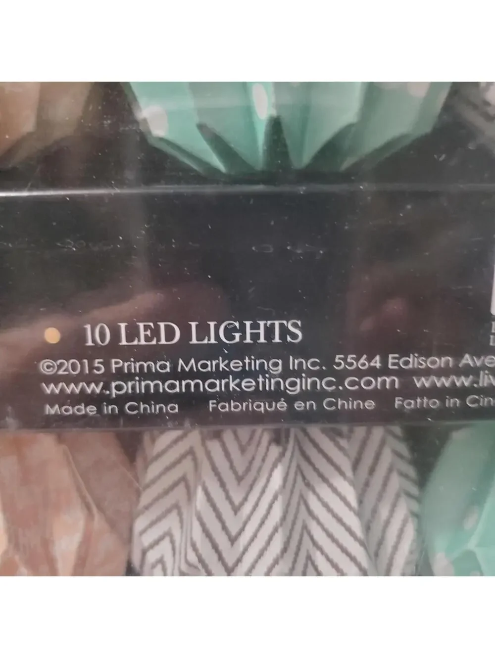 Prima Marketing Lanties 10 LED Light String 5.5' Oh Darling